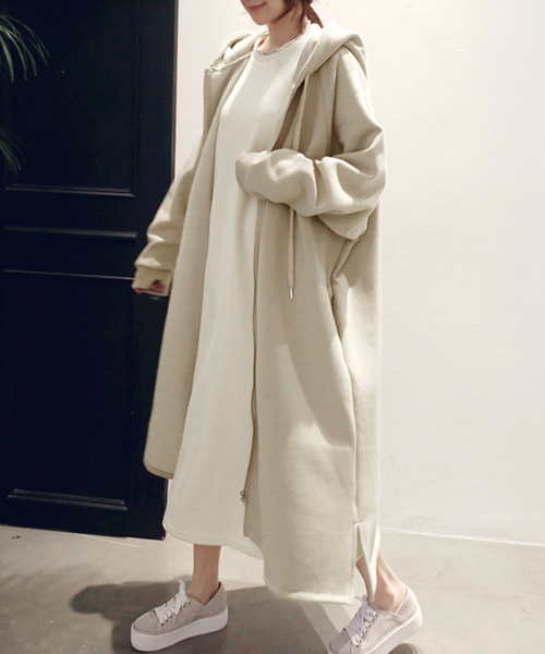 Naning9 ナンニング の Naning9 ナンニング ロングジップアップパーカー パーカー Wear