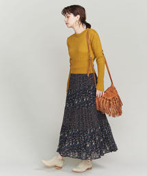 【ne Quittez pas】Spick&Span別注ジョーゼットスカート Spick & Span - 【ne Quittez pas】Spick&Span別注ジョーゼット