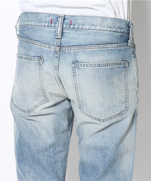 BEAMS（ビームス）の「RED CARD×BEAMS / 別注 スリムストレート（デニムパンツ・メンズ・サックスブルー・28/29/30/31/32/33）」の5枚目の写真