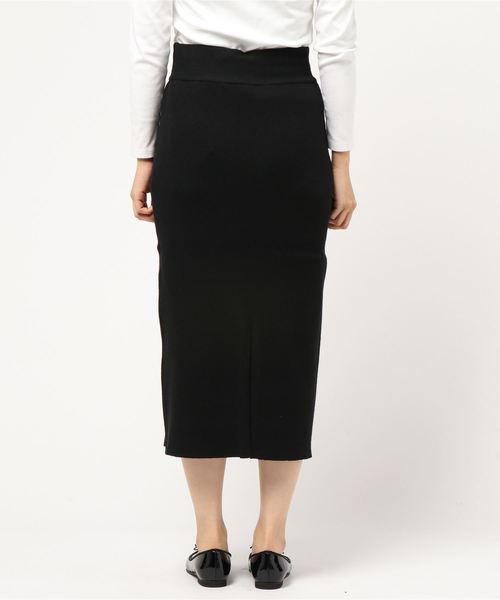 LOWRYS FARM(ローリーズファーム)の「ウールニットタイトスカート 818661(スカート・レディース・ブラック/ブラウン/グレー/アイボリー・FREE)」の5枚目の写真