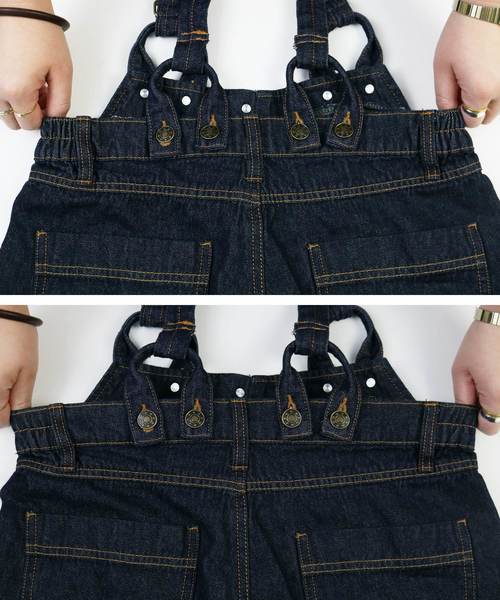 かぐれ バッククロスデニムサロペット 楽天市場】バッククロスデニム