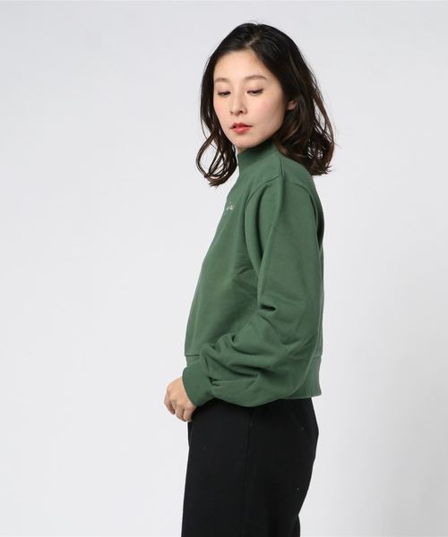 archives(アルシーヴ)の「刺繍入りハイネックスウェット(Tシャツ/カットソー・レディース・オフホワイト/ブラック/カーキ・MEDIUM)」の4枚目の写真