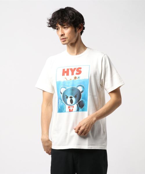 HYSTERIC GLAMOUR(ヒステリックグラマー)の「DEEP IN BEAR pt Tシャツ(Tシャツ/カットソー)」|ホワイト