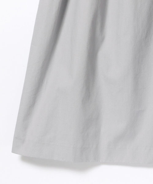 CAROLINA GLASER（カロリナ グレイサー）の「CAROLINA GLASER / 開襟シャツ ワンピース（ワンピース・レディース・ライトグレー・ONE SIZE）」の4枚目の写真