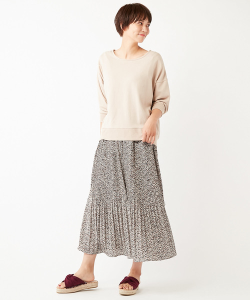 DISCOAT（ディスコート）の「ミニ裏毛プルオーバー（Tシャツ/カットソー・レディース・オフホワイト/ダークグレー/ミント/ライトベージュ・FREE）」の17枚目の写真