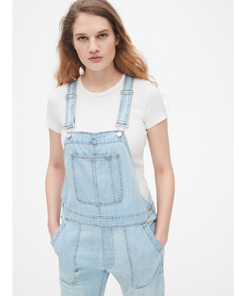 リラックスデニムサロペット GAP（ギャップ）の「リラックスデニム サロペット（サロペット