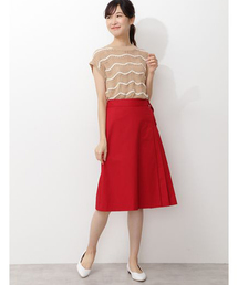 NATURAL BEAUTY BASIC | 手洗い可能/サイドタックスカート(スカート)