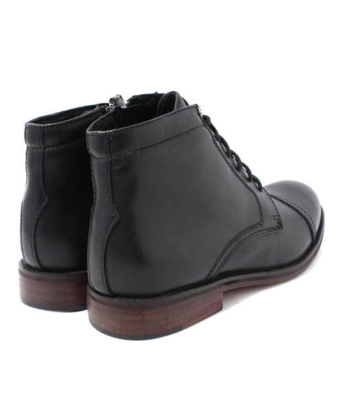 NANO universe(ナノユニバース)の「PETER&CO./ ストレートチップ6ホールサイドZIP(ブーツ・メンズ・ブラック/ダークブラウン・40/41/42)」の5枚目の写真