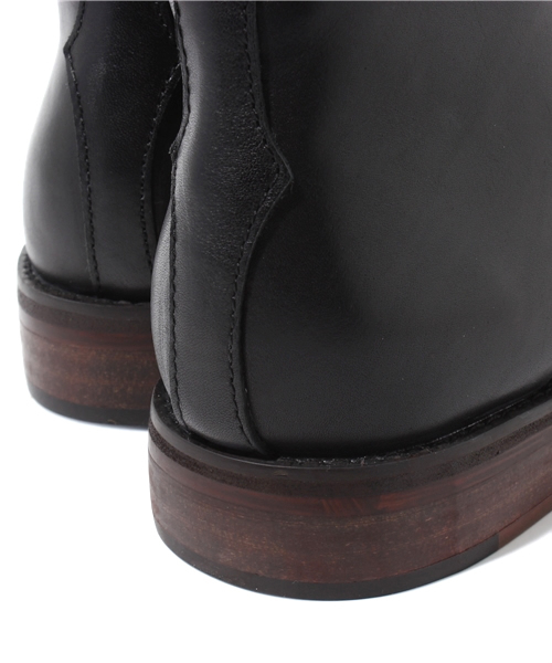 NANO universe(ナノユニバース)の「PETER&CO./ ストレートチップ6ホールサイドZIP(ブーツ・メンズ・ブラック/ダークブラウン・40/41/42)」の10枚目の写真