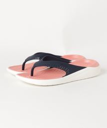crocs クロックス LiteRide Flip 205182-4JG Navy/Melon