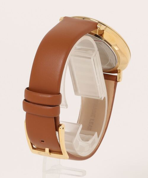MICHAEL KORS（マイケルコース）の「PYPER(パイパー) レザーウォッチ（アナログ腕時計・レディース・ゴールド・FREE）」の4枚目の写真