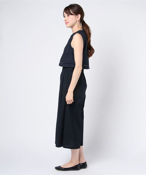 MUVEIL（ミュベール）の「【MUVEIL】ノースリーブサロペット MA91FP012  