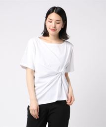 EGOIST | フロントツイスト半袖TOP(Tシャツ/カットソー)