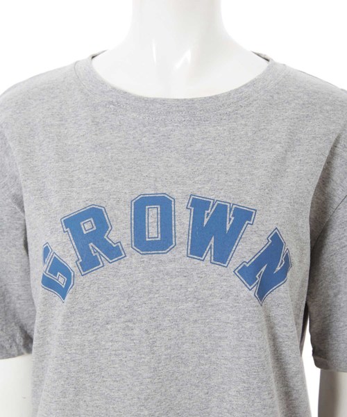 fifth(フィフス)の「アーチロゴTシャツ(Tシャツ/カットソー・レディース・ホワイト/グレー・MEDIUM)」の4枚目の写真