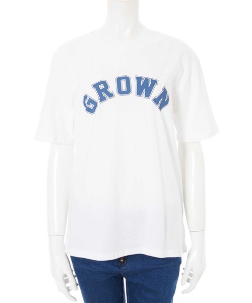 fifth(フィフス)の「アーチロゴTシャツ(Tシャツ/カットソー・レディース・ホワイト/グレー・MEDIUM)」の12枚目の写真