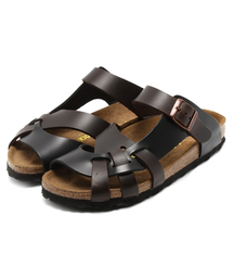 BIRKENSTOCK | 【リンネル掲載】PISA/ピサ アマルフィテスタディモロ（ダークブラウン）×アマルフィブラック（WOMEN）(サンダル)