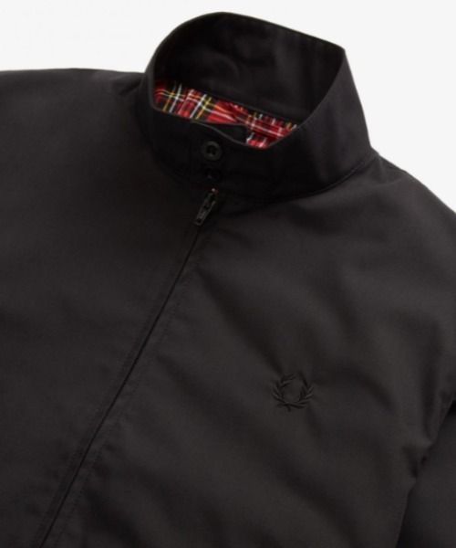 FRED PERRY（フレッドペリー）の「Made In England Harrington Jacket／イングランド製ハリントンジャケット（ブルゾン・メンズ・ブラック/ネイビー/オリーブ・XL/L/M/S/XS）」の8枚目の写真