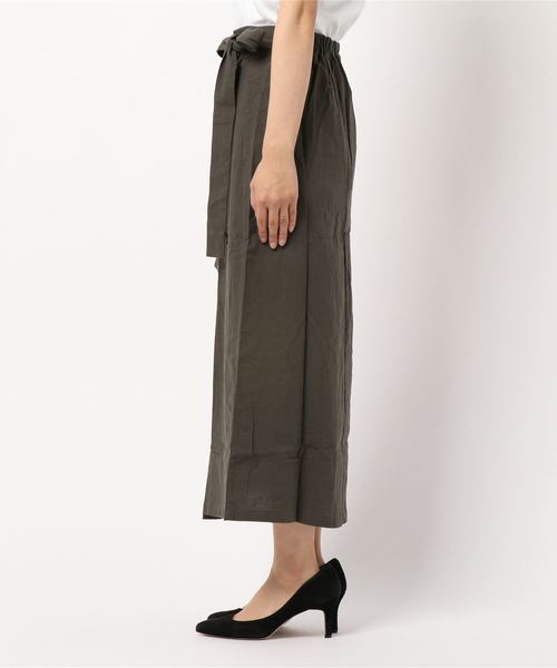 KOBE LETTUCE（コウベレタス）の「コットンラップ風ロング丈スカート（スカート・レディース・ベージュ系その他/ダークオレンジ/ブラウン系その他・FREE）」の4枚目の写真