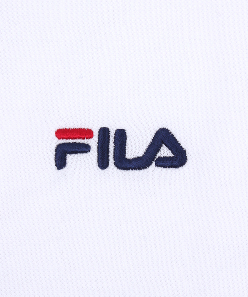 FILA（フィラ）の「∴WEGO/FILAポロシャツ（ポロシャツ・レディース・オフホワイト/ネイビー/レッド・FREE）」の7枚目の写真