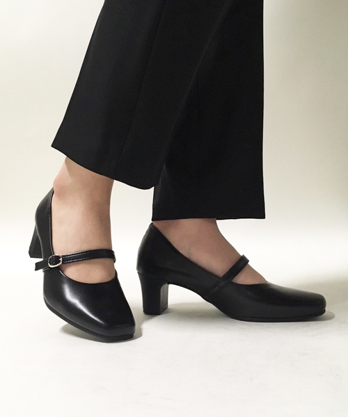 shopnikoniko（ショップニコニコ）の「日本製 リクルートパンプス 高ヒール（パンプス・レディース・ブラック/ブラック系その他2/ブラック系その他3/ブラック系その他・23/22/23.5/21.5/24/25/22.5/24.5）」の4枚目の写真