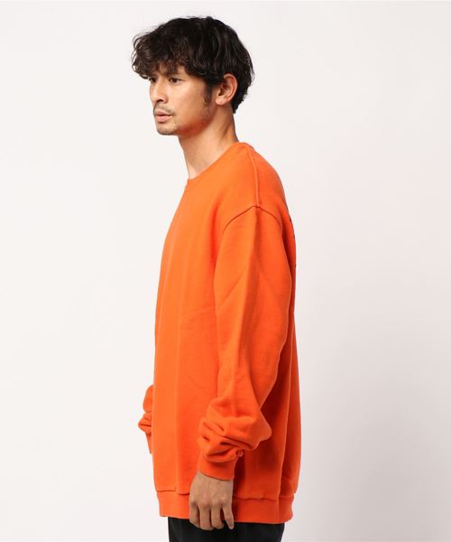 PULP/417EDIFICE(パルプフォーワンセブンエディフィス)の「【SELFMADE / セルフメイド】 OVERSIZED CN SWEAT EMBROIDERED(Tシャツ/カットソー・メンズ・オレンジ系その他・48)」の2枚目の写真