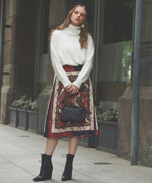 EIMY ISTOIRE | ドットチェーンスカーフタックスカート(スカート)