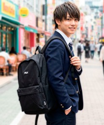 FILA（フィラ）の「【FILA フィラ】スタンダードデイパック ボックスロゴ A4収納可 大容量 バッグパック 20L（バックパック/リュック）」