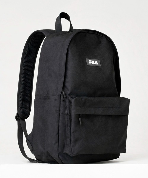 FILA（フィラ）の「【FILA/フィラ】スタンダードデイパック ボックスロゴ A4収納可 大容量 バッグパック 20L（バックパック/リュック・レディース・ブラック/ブラック×レッド/トリコロール/ピンク/ブラック×グリーン/ブラック系1/アイボリー/ブラック系2・FREE）」の9枚目の写真