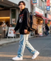 FILA（フィラ）の「【FILA/フィラ】スタンダードデイパック ボックスロゴ A4収納可 大容量 バッグパック 20L（バックパック/リュック）」