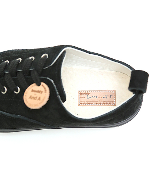 buddy（バディ）の「Dachshund EX (buddy)（スニーカー・メンズ・ライトグレー/ブラック・27.5/25.5/26.5）」の7枚目の写真