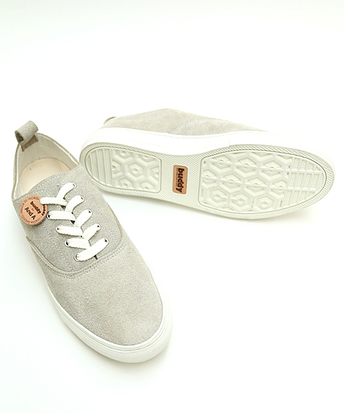 buddy（バディ）の「Dachshund EX (buddy)（スニーカー・メンズ・ライトグレー/ブラック・27.5/25.5/26.5）」の4枚目の写真