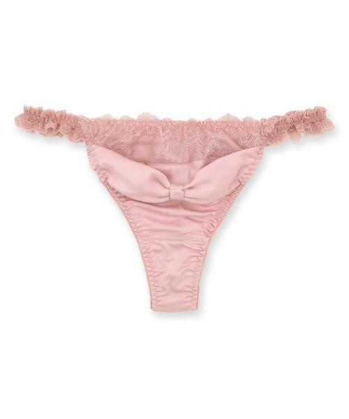 New Ribbon Bra ふわ盛（サテン） コーディネートお揃いTバック