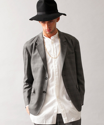 MONKEY TIME | MT ∴ T/W シルク ノッチド 2B ロング ジャケット ◆(テーラードジャケット)