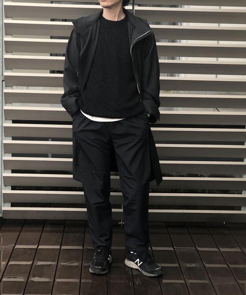 Champion（チャンピオン）の「【CHAMPION × ADAM ET ROPE’】〈撥水性〉ナイロンワイドパンツ（その他パンツ・メンズ・ブラック/ネイビー・S/M/L）」の13枚目の写真