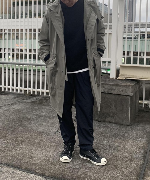 Champion（チャンピオン）の「【CHAMPION × ADAM ET ROPE’】〈撥水性〉ナイロンワイドパンツ（その他パンツ・メンズ・ブラック/ネイビー・S/M/L）」の14枚目の写真