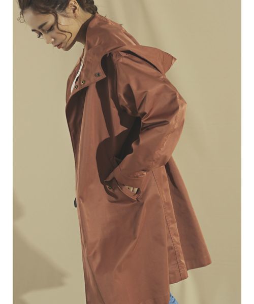 RESEXXY（リゼクシー）の「【WEB限定】ロングマウンテンパーカー（マウンテンパーカー・レディース・ブラック/ピンク/ベージュ・FREE）」の4枚目の写真