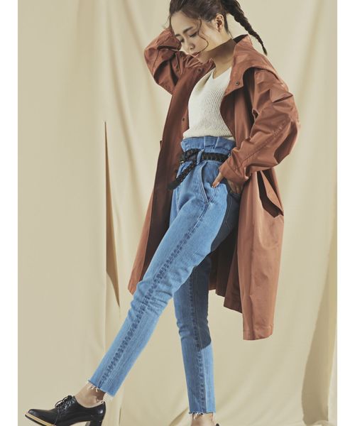 RESEXXY（リゼクシー）の「【WEB限定】ロングマウンテンパーカー（マウンテンパーカー・レディース・ブラック/ピンク/ベージュ・FREE）」の5枚目の写真