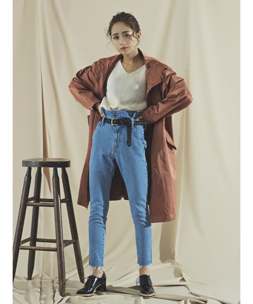 RESEXXY（リゼクシー）の「【WEB限定】ロングマウンテンパーカー（マウンテンパーカー・レディース・ブラック/ピンク/ベージュ・FREE）」の8枚目の写真