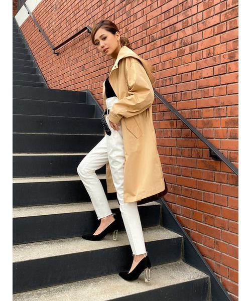 RESEXXY（リゼクシー）の「【WEB限定】ロングマウンテンパーカー（マウンテンパーカー・レディース・ブラック/ピンク/ベージュ・FREE）」の10枚目の写真