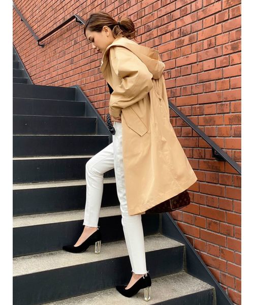 RESEXXY（リゼクシー）の「【WEB限定】ロングマウンテンパーカー（マウンテンパーカー・レディース・ブラック/ピンク/ベージュ・FREE）」の11枚目の写真