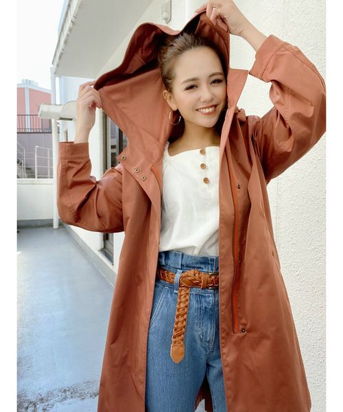 RESEXXY（リゼクシー）の「【WEB限定】ロングマウンテンパーカー（マウンテンパーカー・レディース・ブラック/ピンク/ベージュ・FREE）」の17枚目の写真