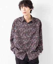 WEGO | WEGO/ペイズリービッグシルエットシャツ(シャツ/ブラウス)