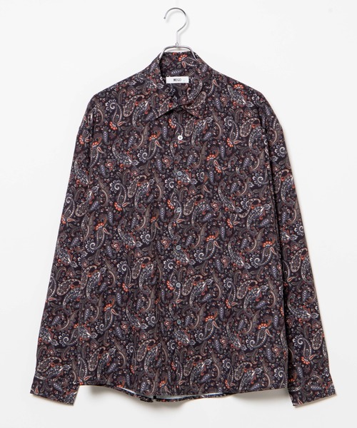 WEGO（ウィゴー）の「WEGO/ペイズリービッグシルエットシャツ（シャツ/ブラウス・メンズ・ブラック/ブラック系その他・LARGE/MEDIUM）」の15枚目の写真