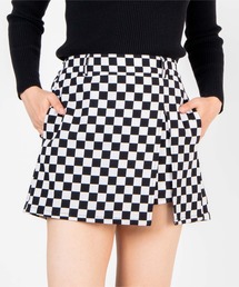 WEGO | WEGO/【セットアップ対応商品】パターンアシンメトリーラップスカパン(スカート)