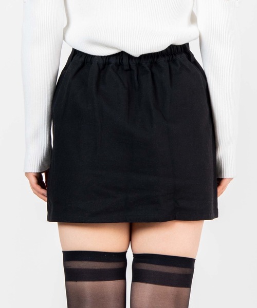 WEGO（ウィゴー）の「WEGO/【セットアップ対応商品】パターンアシンメトリーラップスカパン（スカート・レディース・ブラック/アニマル/ブラック系その他2・FREE）」の12枚目の写真