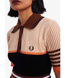 FREDPERRY×AKANE UTSUNOMIYA ポロシャツ FRED PERRY（フレッドペリー）の「Akane Utsunomiya Stripe Knit