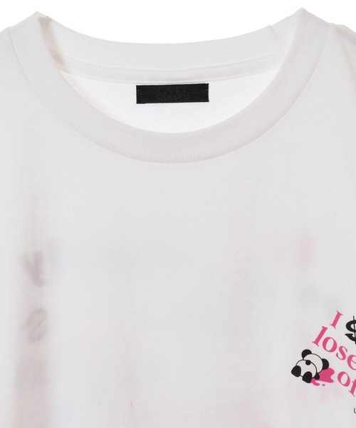 Candy Stripper（キャンディストリッパー）の「I LOOSE…L/S Tシャツ（Tシャツ/カットソー・レディース・オフホワイト/ピンク/ブラック・2）」の12枚目の写真