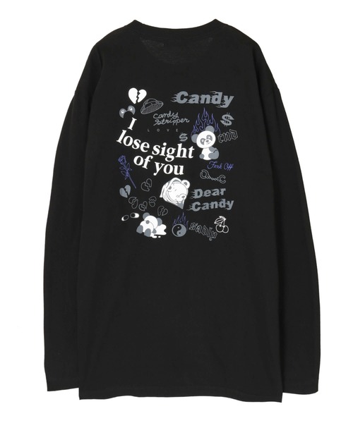 Candy Stripper（キャンディストリッパー）の「I LOOSE…L/S Tシャツ（Tシャツ/カットソー・レディース・オフホワイト/ピンク/ブラック・2）」の8枚目の写真
