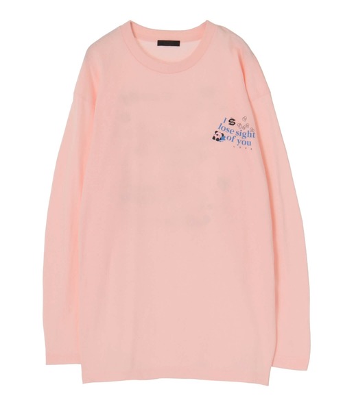 Candy Stripper（キャンディストリッパー）の「I LOOSE…L/S Tシャツ（Tシャツ/カットソー・レディース・オフホワイト/ピンク/ブラック・2）」の9枚目の写真
