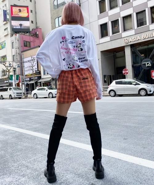 Candy Stripper（キャンディストリッパー）の「I LOOSE…L/S Tシャツ（Tシャツ/カットソー・レディース・オフホワイト/ピンク/ブラック・2）」の20枚目の写真